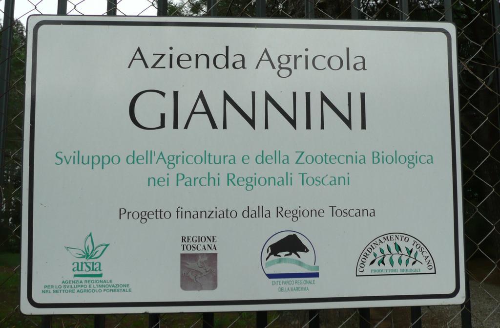 Podere Oslavia Az.Agr.Bio Giannini Alberese Exterior foto